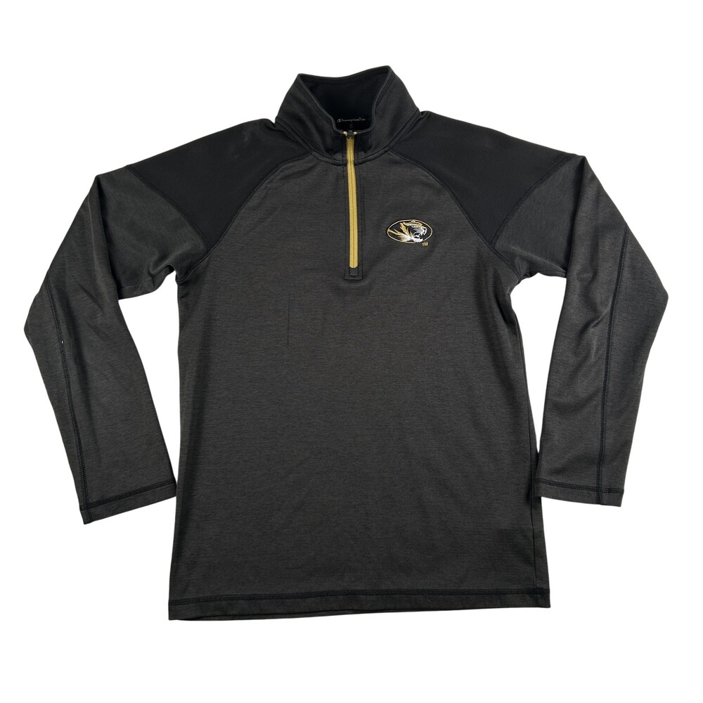 Missouri Tigers Shirt Pullover Quarter Zip Mens Small NCAA Football Champion